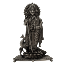 LORD MURUGAN SILVER OXEDISED STATUE (92.5 PURITY)
